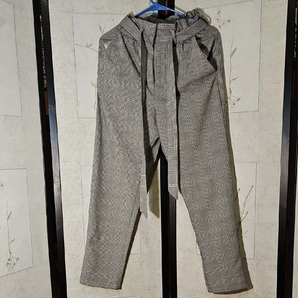 H&M Gray Trousers with Relaxed Fit and Elasticated Waistband